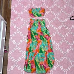 Show me your mu mu Tropic palms Tula Skirt and Top